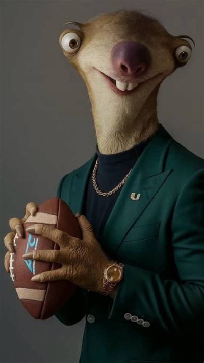 Carson Beck Vs. Sid the Sloth: the Viral Side-by-Side Images Breaking the Internet