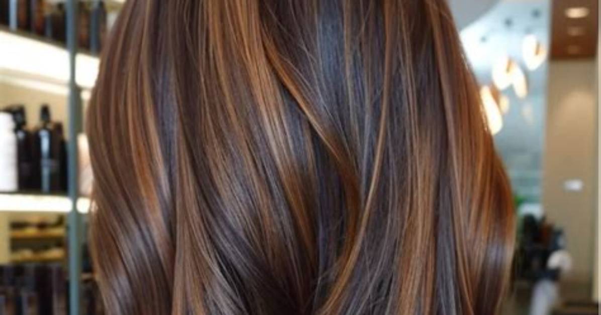 Chocolate Brown Highlights On