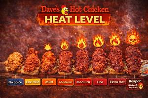Dave's Hot Chicken Heat Ladder Ranked: Visual Breakdown from No Spice to Reaper