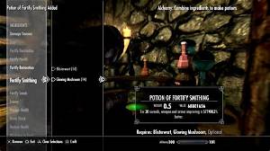 Exact Ingredients for Skyrim Fortify Enchanting: Visual Recipe Breakdown