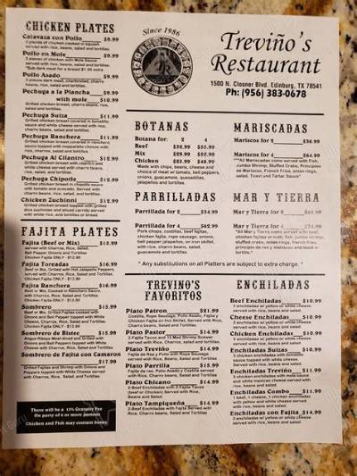 Inside Trevino's Restaurant in Edinburg Today: Live Status, Open Doors, and Customer Sightings