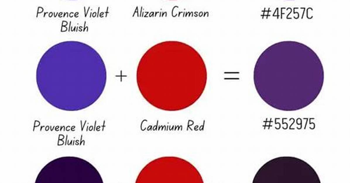 Purple and Red Makes
