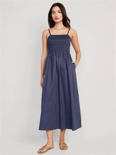The $18 Old Navy Smocked Maxi Dress Phenomenon: Why It's Selling out Fast