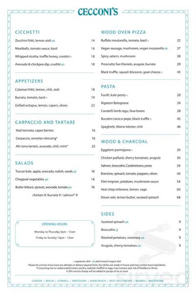 The Complete Cecconi's Dumbo Guide: Menus, Parking, Dress Code, and Booking Hacks