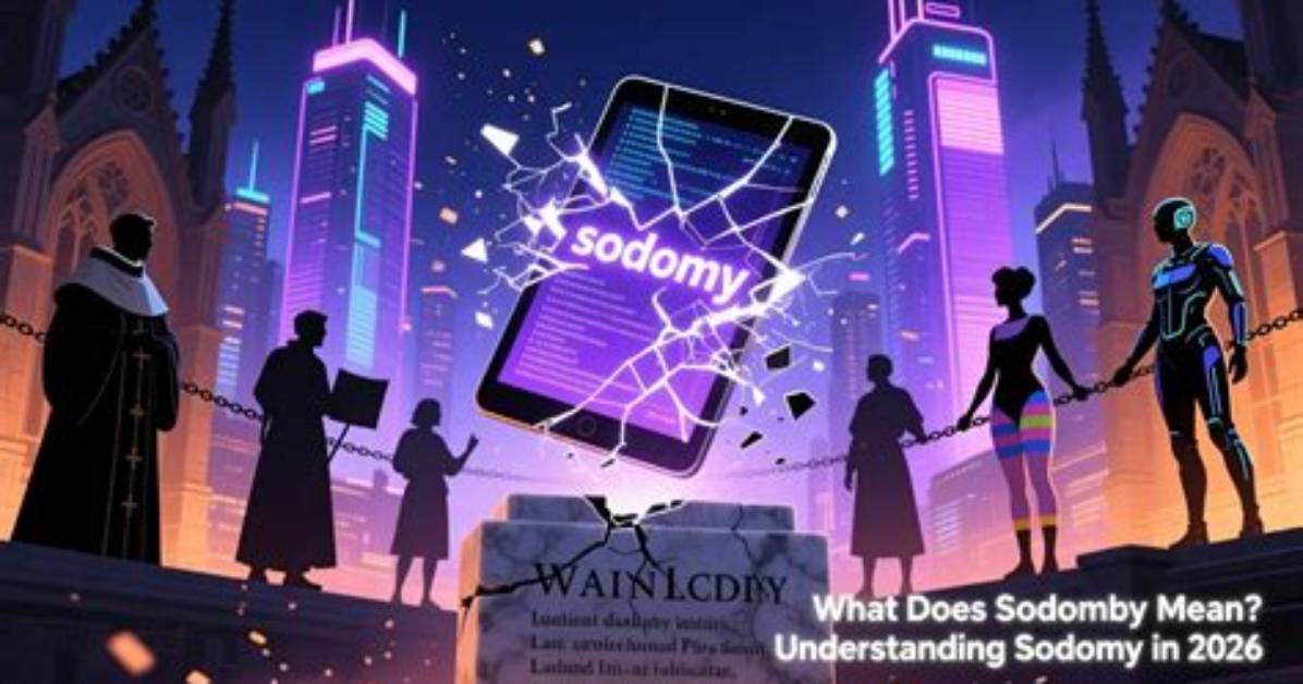 What Does Sodomy Actually Mean? the Hidden Legal History Behind the Word