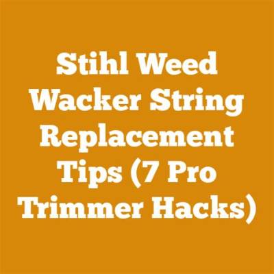 Why Viral Weed Wacker String Hacks Are Ruining Trimmers and What Actually Works